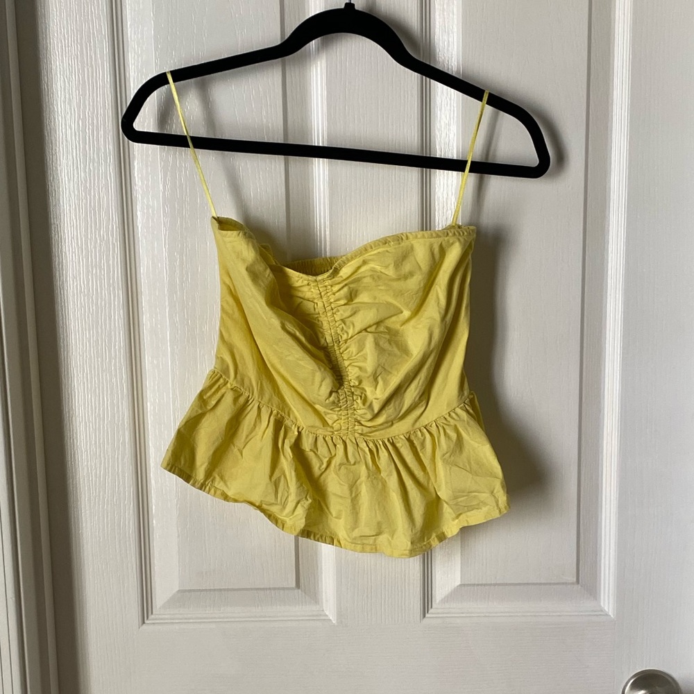 Anthro strapless top